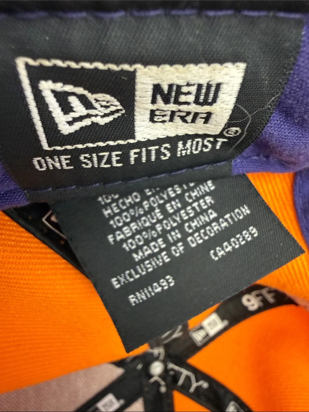 Phoenix Suns New Era 9FIFTY Snapback Hat Orange NBA Basketball